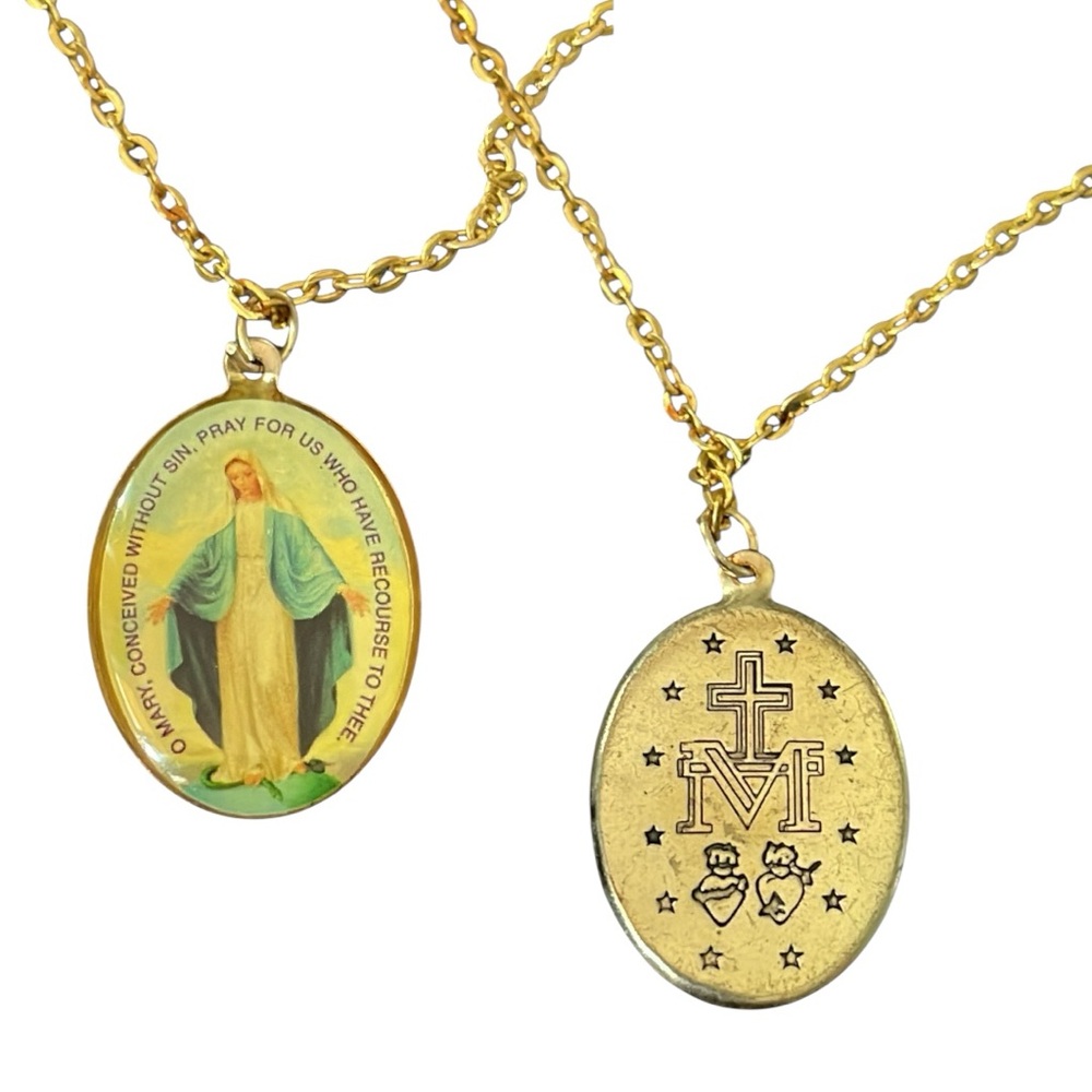 Miraculous Medal, a devotional medal to Blessed Virgin Mary